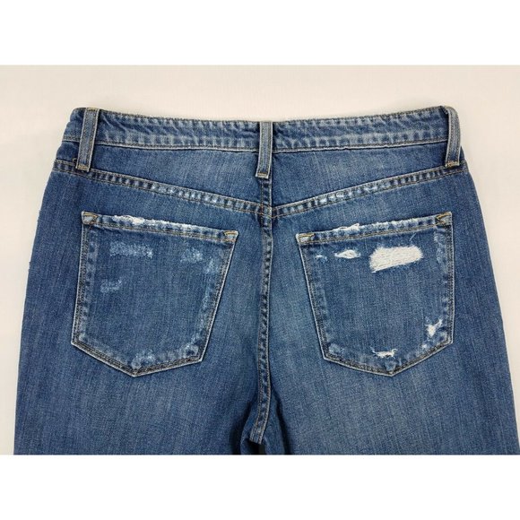 Flying Monkey Black Label Straight Leg Distressed Blue Jeans Size 27x26 NEW B59 - Picture 5 of 9